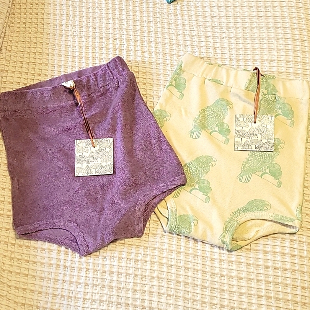 Kate Quinn NWT Organic Cotton Terry Fabric Bloomers 3T